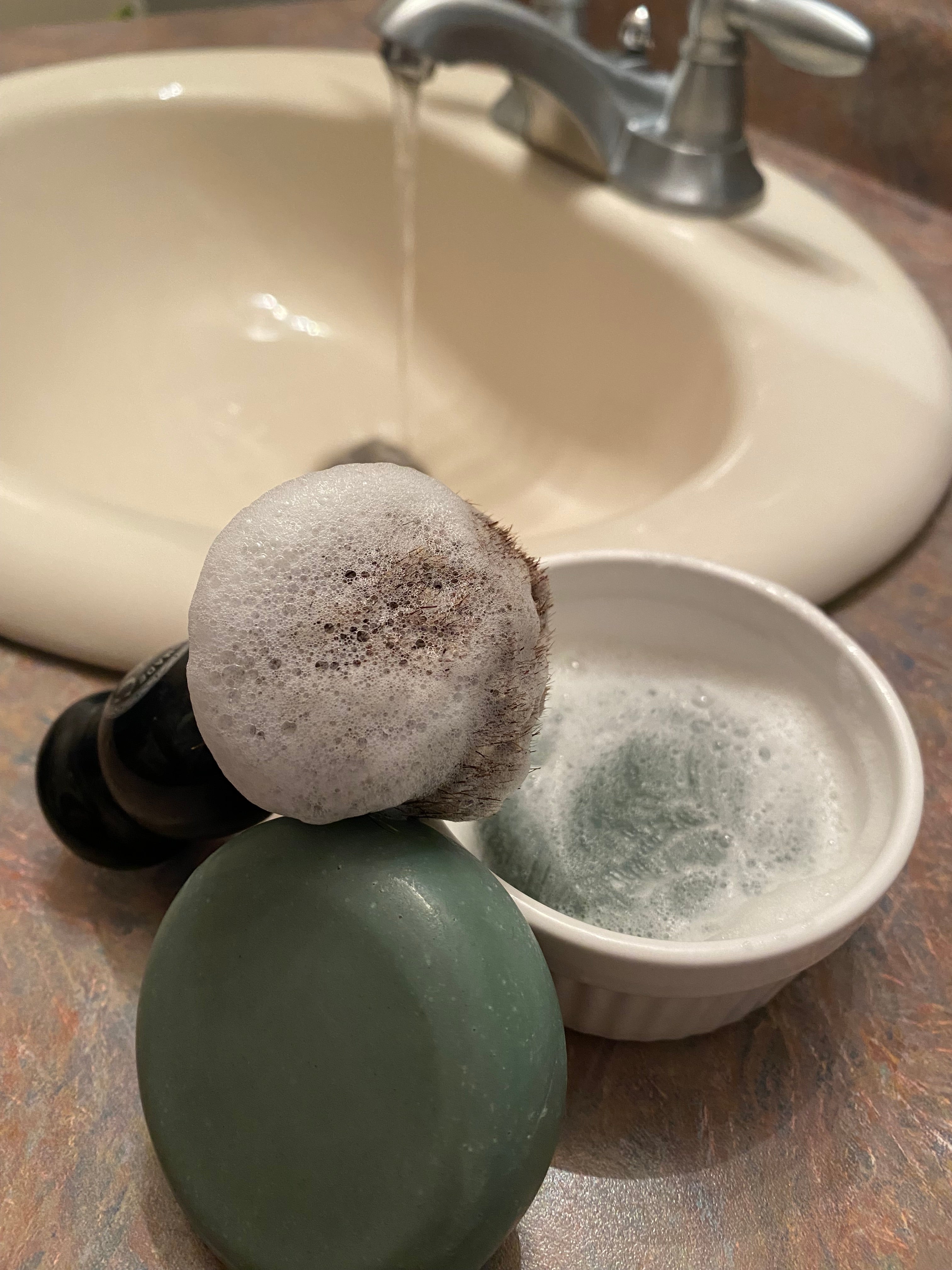 Men's shave soap